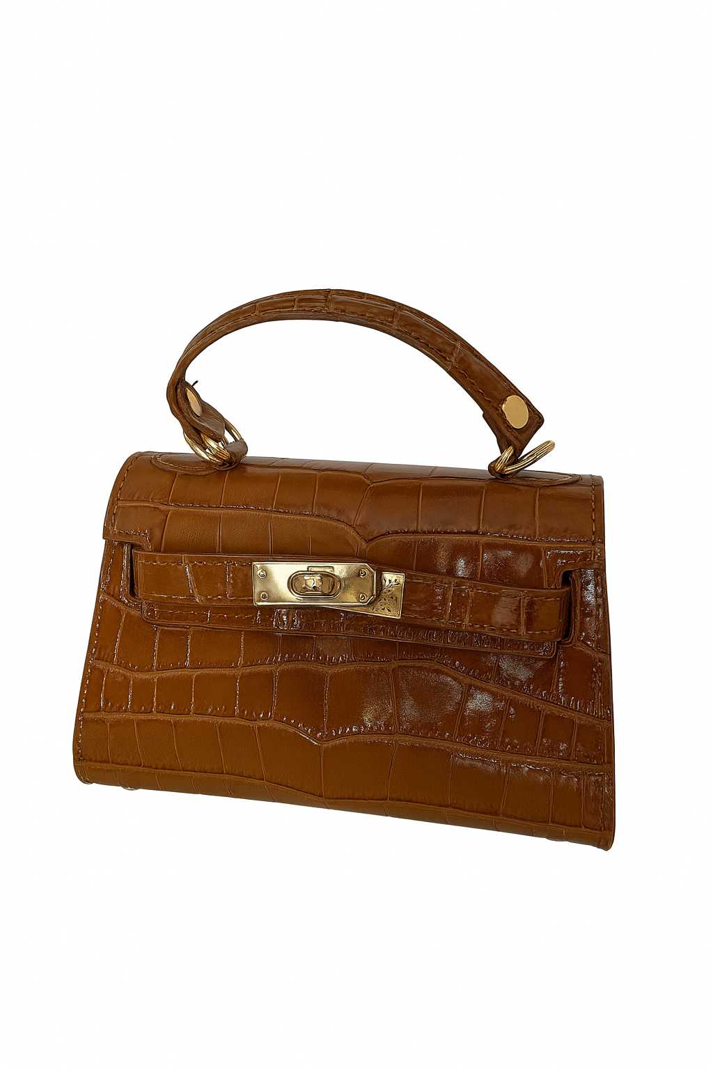Sac Musa cuir 19 cm Croco