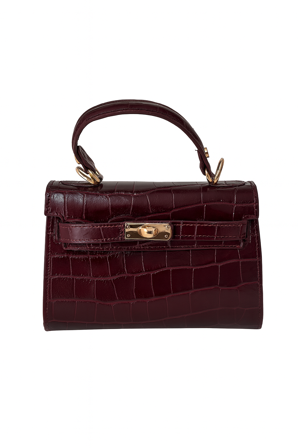 Sac Musa cuir 19 cm Croco